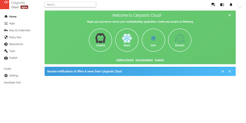 Calypsotic Cloud DevSecOps Interface Mockup